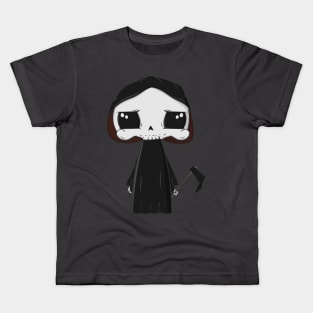 Cartoon Grim Reaper Kids T-Shirt